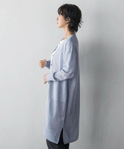 la.f... / ラ・エフ カーディガン・ボレロ | シアーシャイニーニットカーデ | 詳細15