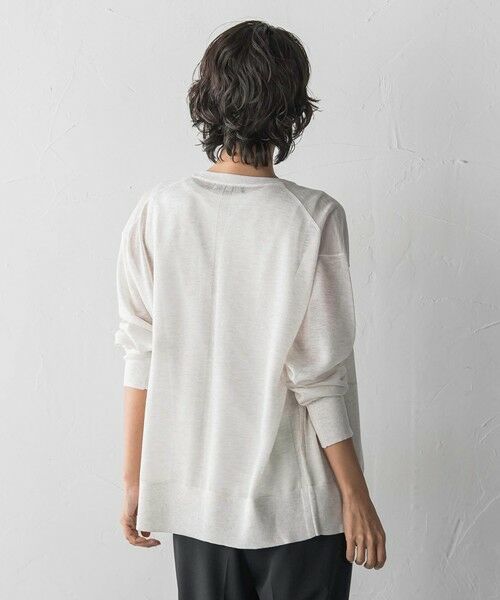 la.f... / ラ・エフ カーディガン・ボレロ | シアーシャイニーニットブルゾン | 詳細14