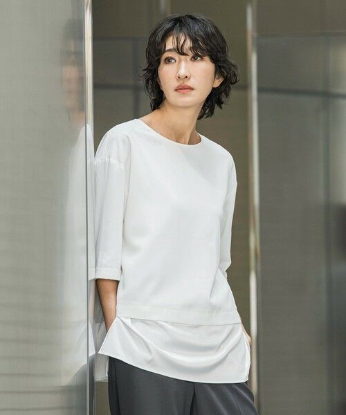 la.f... / ラ・エフ シャツ・ブラウス | 【選べるSETUP】SUZUSALA裾切り替えブラウス | 詳細1