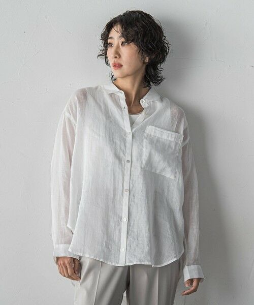 la.f... / ラ・エフ シャツ・ブラウス | シアーラミーシャツ | 詳細6