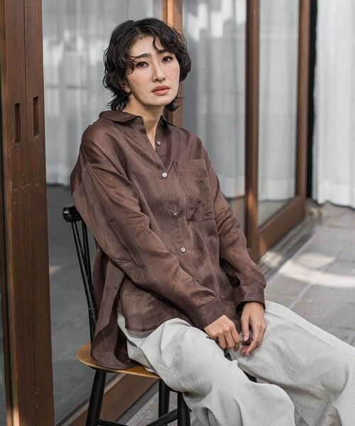 la.f... / ラ・エフ シャツ・ブラウス | シアーラミーシャツ | 詳細25