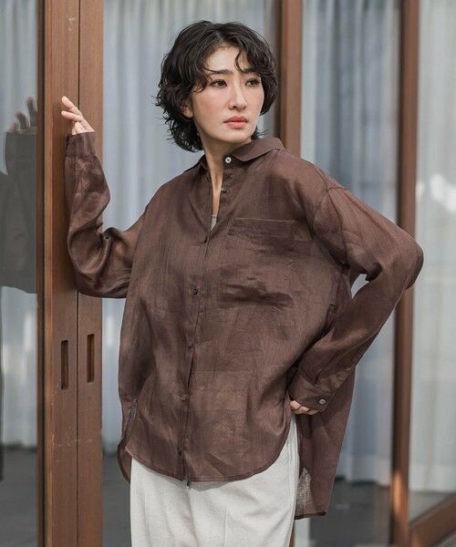 la.f... / ラ・エフ シャツ・ブラウス | シアーラミーシャツ | 詳細26