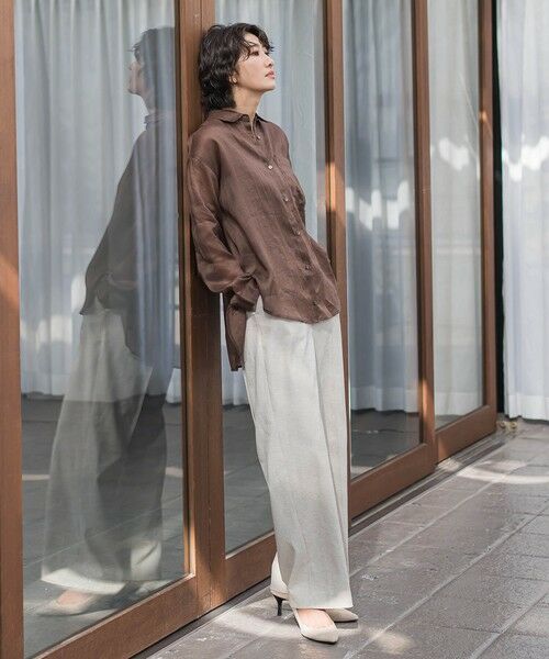 la.f... / ラ・エフ シャツ・ブラウス | シアーラミーシャツ | 詳細28