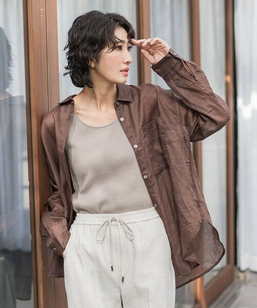 la.f... / ラ・エフ シャツ・ブラウス | シアーラミーシャツ | 詳細29