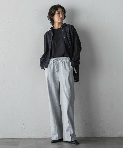 la.f... / ラ・エフ シャツ・ブラウス | シアーサッカーストライプシャツ | 詳細12