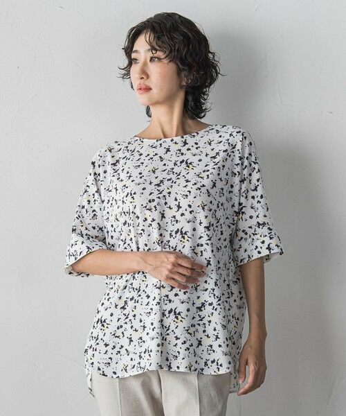 la.f... / ラ・エフ シャツ・ブラウス | 幾何柄ブラウス | 詳細1