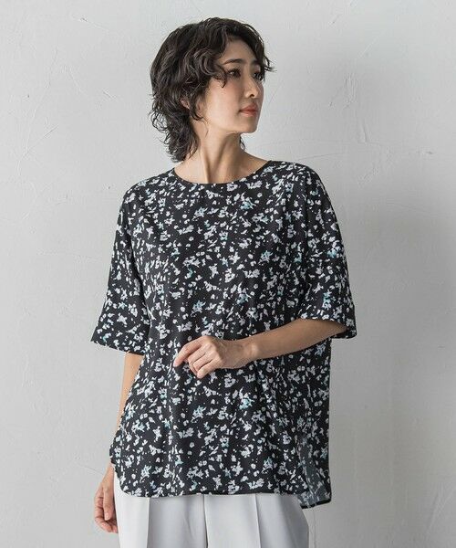 la.f... / ラ・エフ シャツ・ブラウス | 幾何柄ブラウス | 詳細10