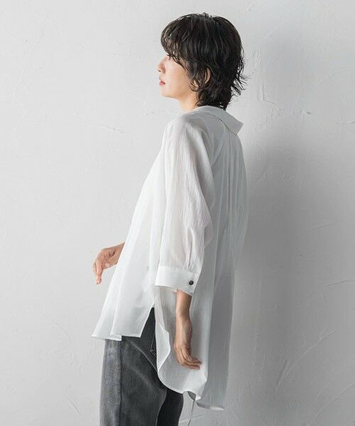 la.f... / ラ・エフ シャツ・ブラウス | リライムライトローンスキッパーシャツ | 詳細2