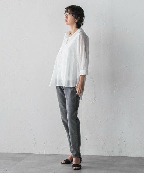 la.f... / ラ・エフ シャツ・ブラウス | リライムライトローンスキッパーシャツ | 詳細5