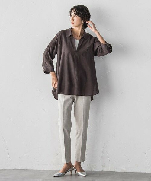 la.f... / ラ・エフ シャツ・ブラウス | リライムライトローンスキッパーシャツ | 詳細18