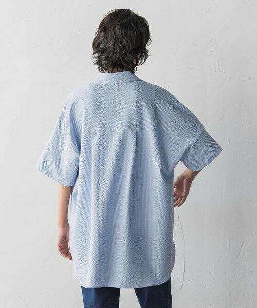 la.f... / ラ・エフ シャツ・ブラウス | 【WEB限定】ストライプサッカーチュニックシャツ | 詳細3