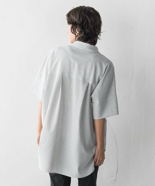 la.f... / ラ・エフ シャツ・ブラウス | 【WEB限定】ストライプサッカーチュニックシャツ | 詳細15