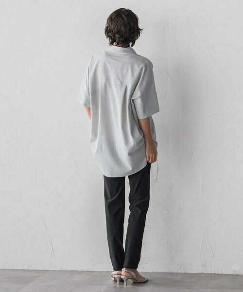 la.f... / ラ・エフ シャツ・ブラウス | 【WEB限定】ストライプサッカーチュニックシャツ | 詳細18