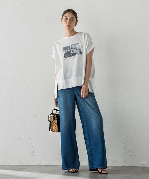 la.f... / ラ・エフ カットソー | フォトプリントTシャツ | 詳細4