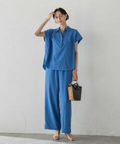la.f... / ラ・エフ ロング・マキシ丈ワンピース | 【WEB限定】ブラウス×パンツ 2点セット