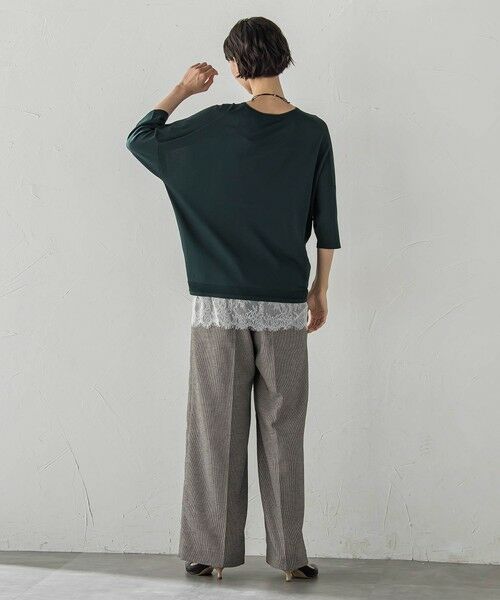 la.f... / ラ・エフ その他パンツ | メッシュツイードワイドパンツ | 詳細26