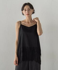 la.f... / ラ・エフ キャミソール・チューブトップ | サテンレースキャミ