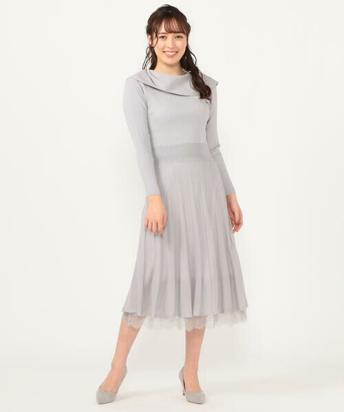 セール シアーニットオフショルダーワンピース ロング マキシ丈ワンピース Laisse Passe レッセパッセ ファッション通販 タカシマヤファッションスクエア