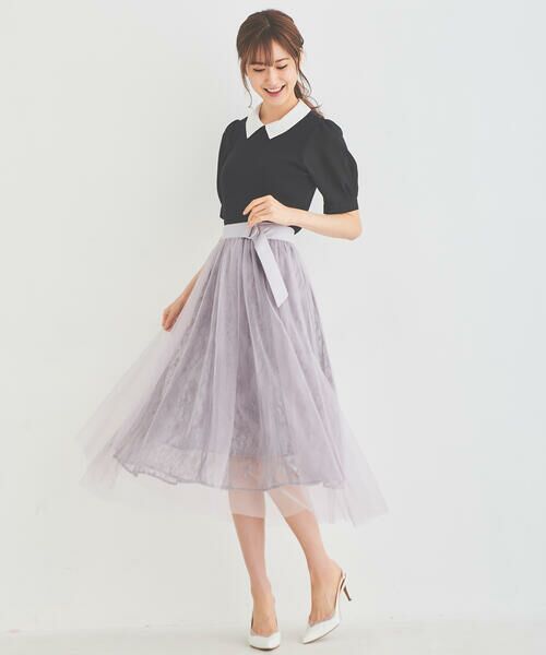 セール レース チュールコーディネートset ロング マキシ丈ワンピース Laisse Passe レッセパッセ ファッション通販 タカシマヤファッションスクエア