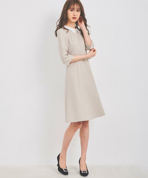 衿付きマーメイドワンピース ロング マキシ丈ワンピース Laisse Passe レッセパッセ ファッション通販 タカシマヤファッションスクエア