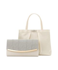 《お呼ばれドレス》ラメBag+サブBagSet