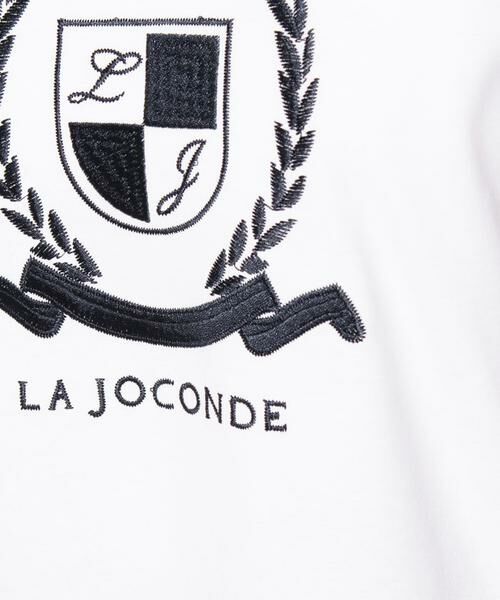 LA JOCONDE / ラ ジョコンダ カットソー | コットンスムース ロゴ刺繍Tシャツ | 詳細4