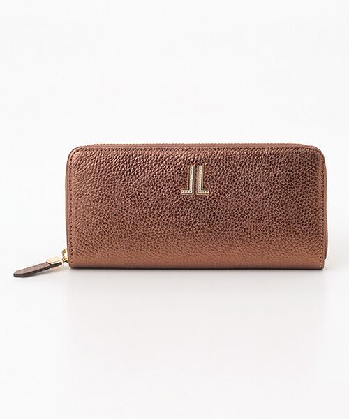 LANVIN COLLECTION(バッグ・財布小物)/ランバンコレクション(バッグ・サイフコモノ) 【ラブレーパース】ラウンドファスナー長財布 ブロンズ F LANVIN COLLECTION(バッグ・財布小物)/ランバンコレクション(バッグ・サイフコモノ) 【ラブレーパース】ラウンドファスナー長財布 ブロンズ F