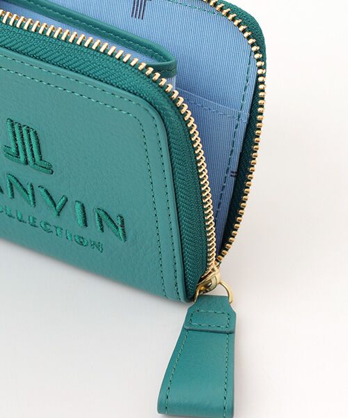 LANVIN COLLECTION(バッグ・財布小物) / ランバンコレクション(バッグ・サイフコモノ) 財布・コインケース・マネークリップ | 【ルルヴェパース】 Lファスナー二つ折り財布 | 詳細9