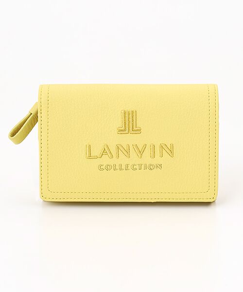 LANVIN COLLECTION(バッグ・財布小物)/ランバンコレクション(バッグ・サイフコモノ) 【ルルヴェパース】 二つ折り財布 イエロー F LANVIN COLLECTION(バッグ・財布小物)/ランバンコレクション(バッグ・サイフコモノ) 【ルルヴェパース】 二つ折り財布 イエロー F