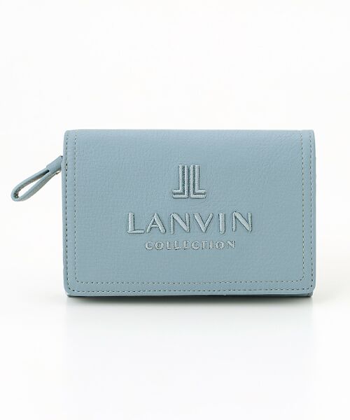 LANVIN COLLECTION(バッグ・財布小物)/ランバンコレクション(バッグ・サイフコモノ) 【ルルヴェパース】 二つ折り財布 アイスブルー F LANVIN COLLECTION(バッグ・財布小物)/ランバンコレクション(バッグ・サイフコモノ) 【ルルヴェパース】 二つ折り財布 アイスブルー F