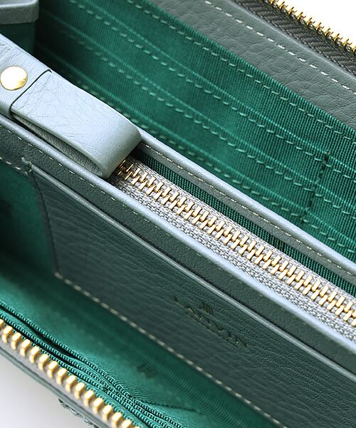 LANVIN COLLECTION(バッグ・財布小物) / ランバンコレクション(バッグ・サイフコモノ) 財布・コインケース・マネークリップ | 【ルルヴェパース】 ラウンドファスナー長財布 | 詳細9