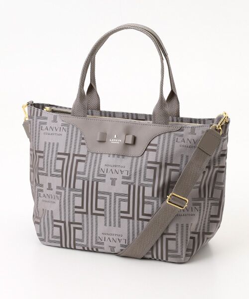 LANVIN COLLECTION(バッグ・財布小物)/ランバンコレクション(バッグ・サイフコモノ) 【サンマールクレア】2WAYハンドバッグ ベージュピンク F LANVIN COLLECTION(バッグ・財布小物)/ランバンコレクション(バッグ・サイフコモノ) 【サンマールクレア】2WAYハンドバッグ ベージュピンク F