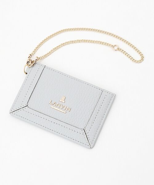 LANVIN COLLECTION(バッグ・財布小物) / ランバンコレクション(バッグ・サイフコモノ) カードケース・名刺入れ・定期入れ | 【レジェパース】パスケース（ライトグレー）