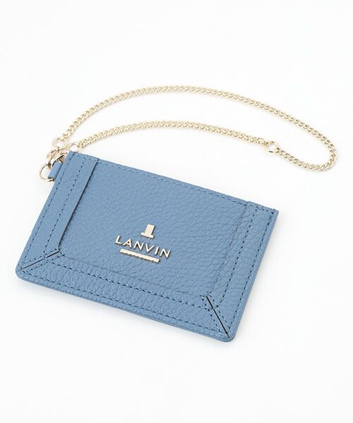 LANVIN COLLECTION(バッグ・財布小物)/ランバンコレクション(バッグ・サイフコモノ) 【レジェパース】パスケース ブルー F LANVIN COLLECTION(バッグ・財布小物)/ランバンコレクション(バッグ・サイフコモノ) 【レジェパース】パスケース ブルー F