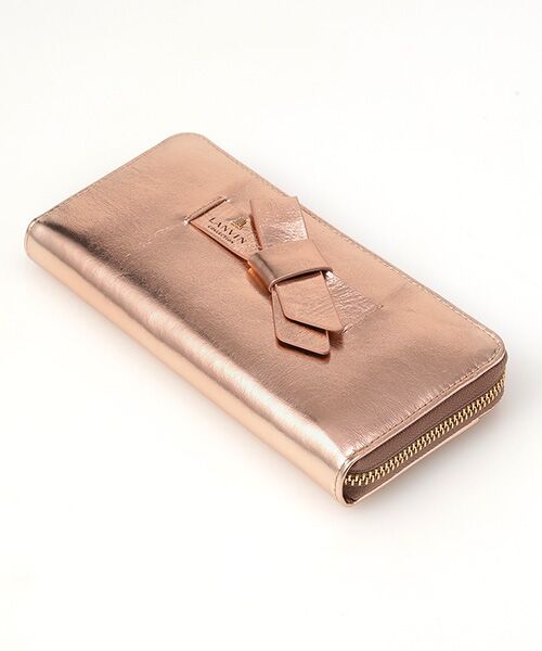 LANVIN COLLECTION(バッグ・財布小物) / ランバンコレクション(バッグ・サイフコモノ) 財布・コインケース・マネークリップ | 【ラペリリュクスパース】 ラウンドファスナー長財布 | 詳細2