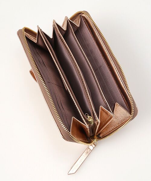 LANVIN COLLECTION(バッグ・財布小物) / ランバンコレクション(バッグ・サイフコモノ) 財布・コインケース・マネークリップ | 【ラペリリュクスパース】 ラウンドファスナー長財布 | 詳細3