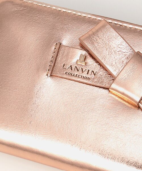 LANVIN COLLECTION(バッグ・財布小物) / ランバンコレクション(バッグ・サイフコモノ) 財布・コインケース・マネークリップ | 【ラペリリュクスパース】 ラウンドファスナー長財布 | 詳細4