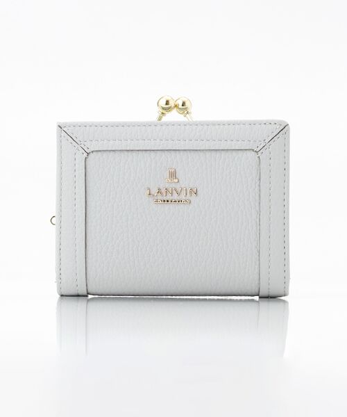 LANVIN COLLECTION(バッグ・財布小物) / ランバンコレクション(バッグ・サイフコモノ) 財布・コインケース・マネークリップ | 【レジェパース】二つ折りがま口財布（ライトグレー）