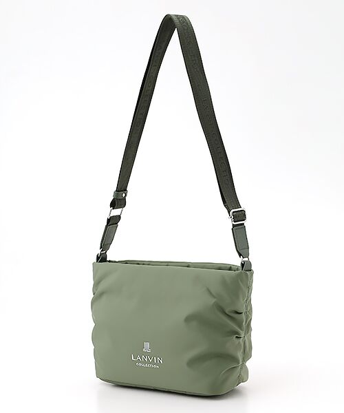LANVIN COLLECTION(バッグ・財布小物) / ランバンコレクション(バッグ・サイフコモノ) ショルダーバッグ | 【プリエバッグ】 ショルダーバッグ（カーキ）