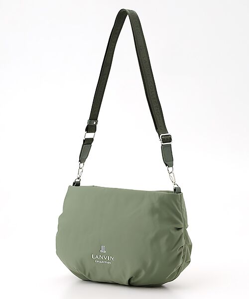 LANVIN COLLECTION(バッグ・財布小物) / ランバンコレクション(バッグ・サイフコモノ) ショルダーバッグ | 【プリエバッグ】2WAY ショルダーバッグ（カーキ）