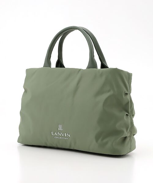 LANVIN COLLECTION(バッグ・財布小物) / ランバンコレクション(バッグ・サイフコモノ) ハンドバッグ | 【プリエバッグ】2WAY ハンドバッグ（カーキ）