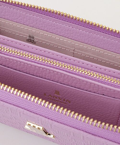 LANVIN COLLECTION(バッグ・財布小物) / ランバンコレクション(バッグ・サイフコモノ) 財布・コインケース・マネークリップ | 【スイートパース】 ラウンドファスナー長財布   | 詳細7