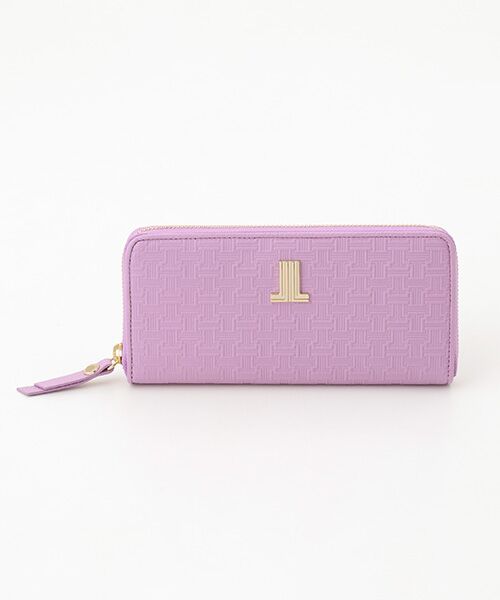 LANVIN COLLECTION(バッグ・財布小物)/ランバンコレクション(バッグ・サイフコモノ) 【スイートパース】 ラウンドファスナー長財布 ラベンダー F LANVIN COLLECTION(バッグ・財布小物)/ランバンコレクション(バッグ・サイフコモノ) 【スイートパース】 ラウンドファスナー長財布 ラベンダー F