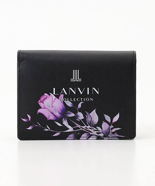 LANVIN COLLECTION(バッグ・財布小物) / ランバンコレクション(バッグ・サイフコモノ) 財布・コインケース・マネークリップ | 【フロールパース】 二つ折りBOX財布（ブラック）