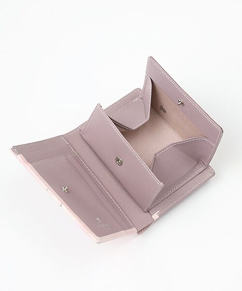 LANVIN COLLECTION(バッグ・財布小物) / ランバンコレクション(バッグ・サイフコモノ) 財布・コインケース・マネークリップ | 【フロールパース】 二つ折りBOX財布 | 詳細5