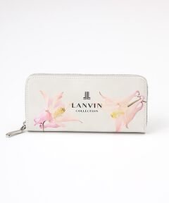 LANVIN COLLECTION(バッグ・財布小物) / ランバンコレクション(バッグ・サイフコモノ) 財布・コインケース・マネークリップ | 【フロールパース】 ラウンドファスナー長財布