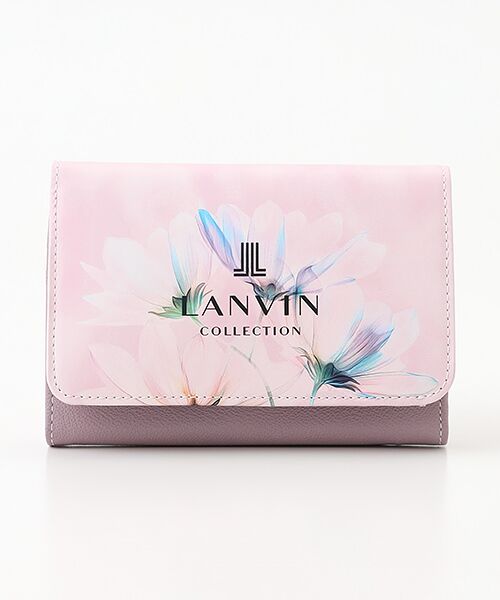 LANVIN COLLECTION(バッグ・財布小物) / ランバンコレクション(バッグ・サイフコモノ) 財布・コインケース・マネークリップ | 【フロールパース】 二つ折り財布（ライトピンク）