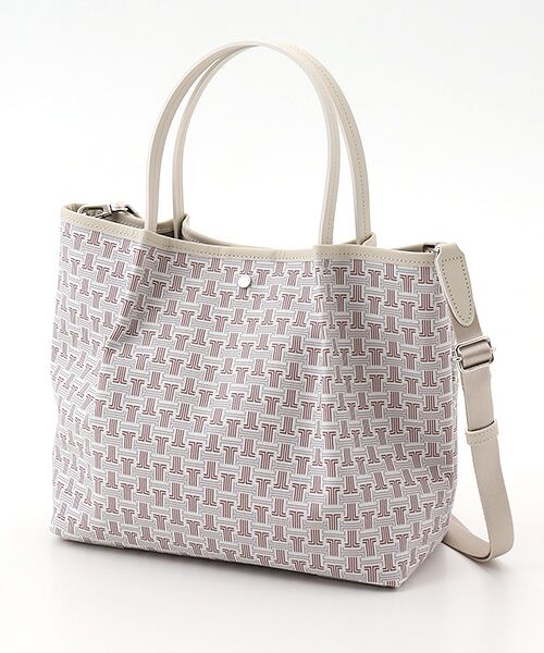 LANVIN COLLECTION(バッグ・財布小物) / ランバンコレクション(バッグ・サイフコモノ) ハンドバッグ | 【フェリアクルール】2WAYハンドバッグ（ホワイト）