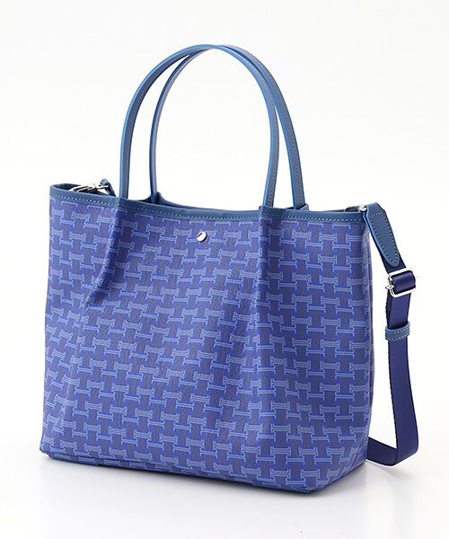 LANVIN COLLECTION(バッグ・財布小物) / ランバンコレクション(バッグ・サイフコモノ) ハンドバッグ | 【フェリアクルール】2WAYハンドバッグ（ブルー）