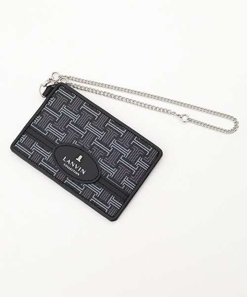 LANVIN COLLECTION(バッグ・財布小物) / ランバンコレクション(バッグ・サイフコモノ) カードケース・名刺入れ・定期入れ | 【フェリアクルールパース】パスケース（ブラック）